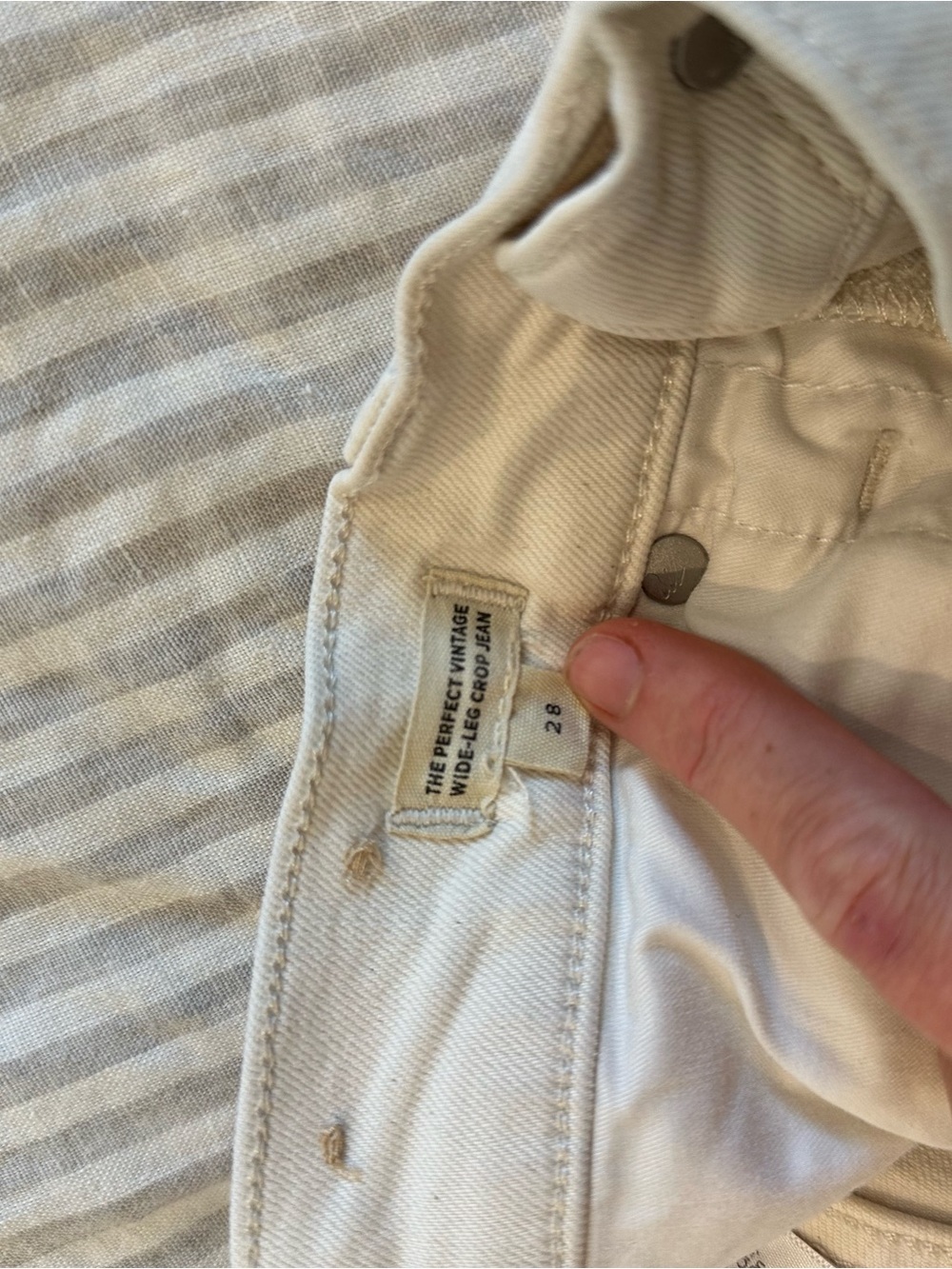 Madewell Perfect Vintage Wide Leg Crop Jean - Picture 9 of 11
